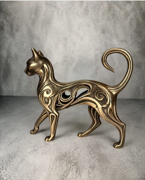 кошка ажурная 15 см
